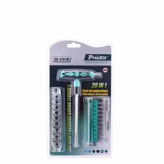 سری پیچ گوشتی پروسکیت مدل SD-9701M | بسته 30 عددی