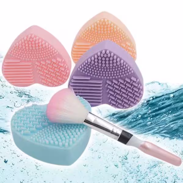 پد قلبی شستشو براش Brush Silicone Brush Washer