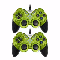 دسته بازی دوبل شوک دار باسیم Macher مدل MR-62 - سبز - RYL