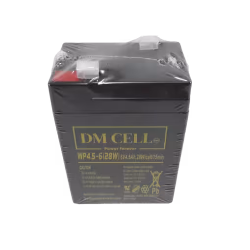 باتری سیلد اسید 6 ولت 4.5 آمپر DM