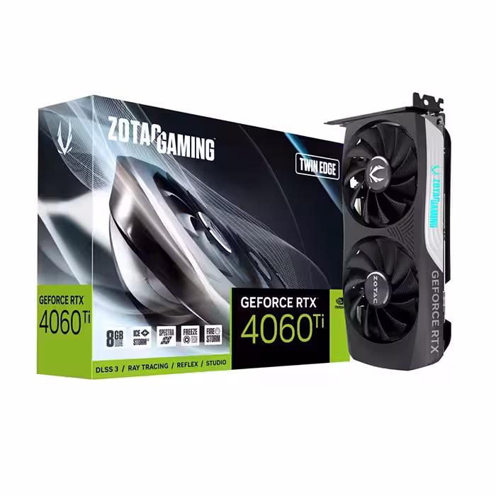 کارت گرافیک زوتک GeForce RTX 4060 TI 8GB Twin Edge