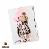 دفتر خط دار 40 برگ عروسکی ایمان (iman)