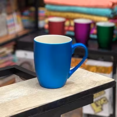 لیوان سرامیکی رنگی مات