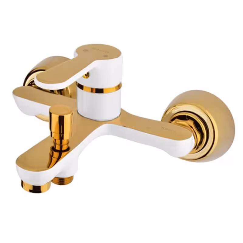 کسری دوش مدل ادموند سفید طلایی