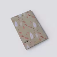 دفتر خط دار A5 برگ صورتی ایمان (iman)