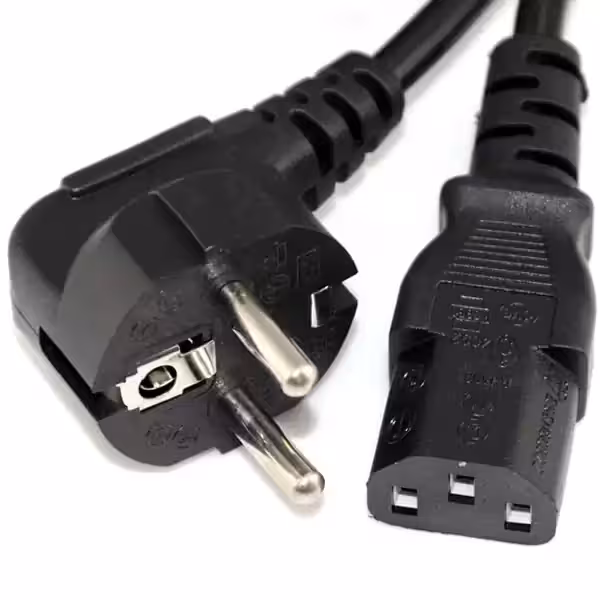 کابل برق کیس EU-C13 کی نت پلاس مدل KP-CPAC0030 با طول 3 متر