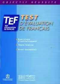 کتاب زبان فرانسه تی ایی اف تست TEF test d’evaluation de francais