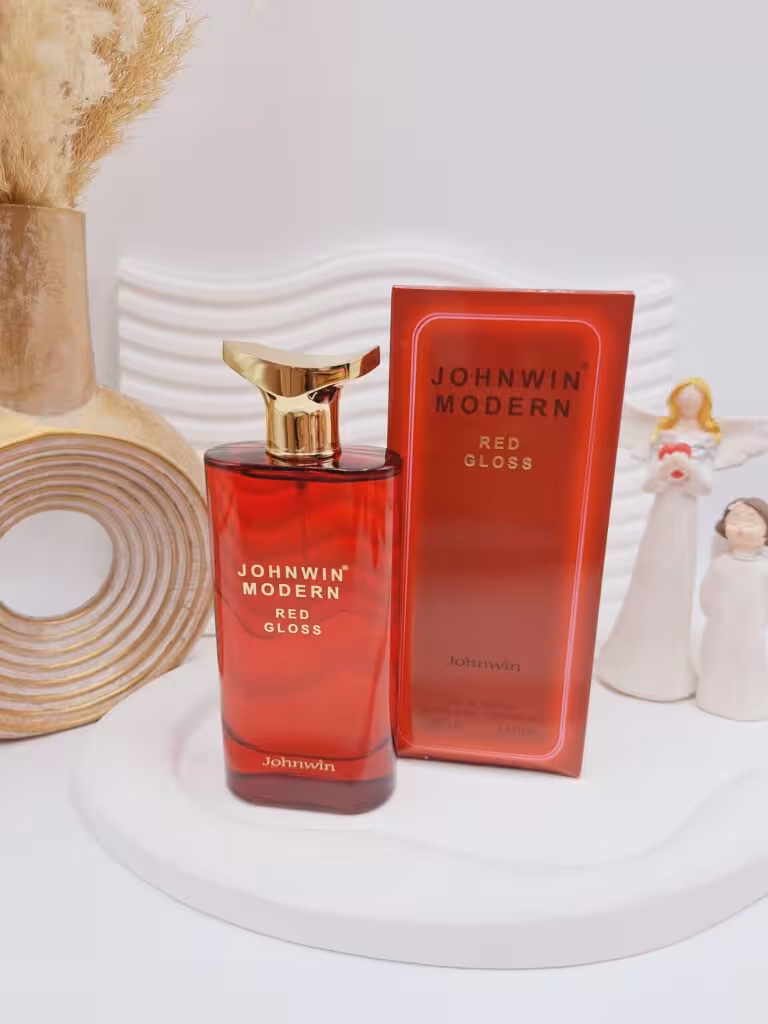 ادکلن 100 میل شرکتی ماندگاری 8 ساعته مدل JOHNWIN MODERN RED GLOSS کد 1127