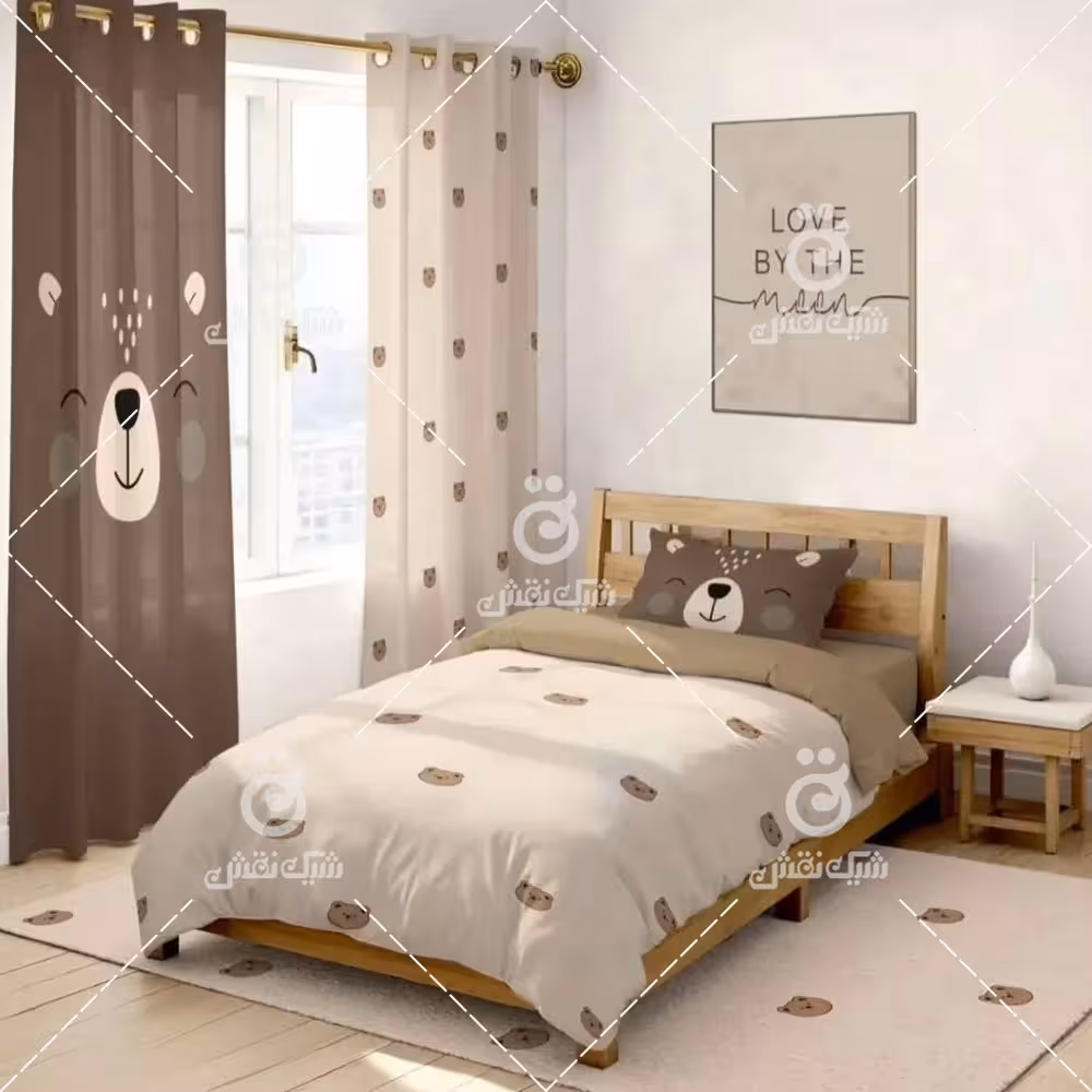 روتختی سه بعدی طرح خرس کد 299