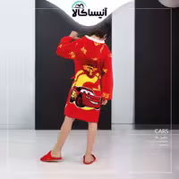 حوله تن پوش کودک پود ایران مدل ماشین