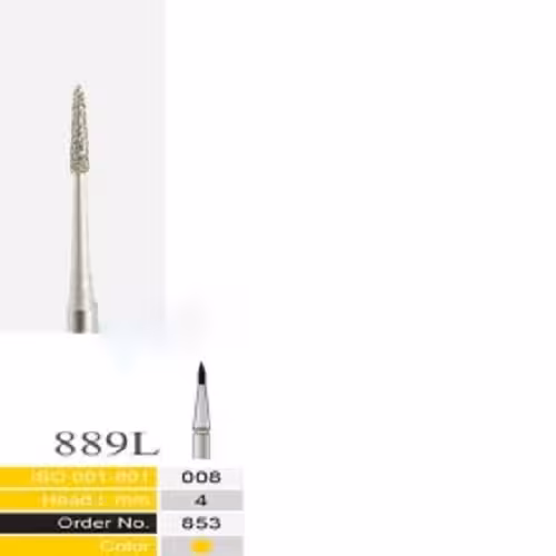 فرز توربین الماسی دسته نقره ای (پالیش کامپوزیت) Flame – 889L BTM - فروشگاه تخصصی دندانپزشکی سپیرا