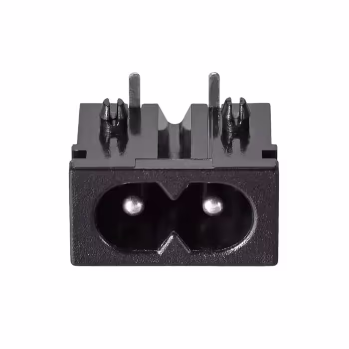 سوکت پاور AC دوشیار کوچک پرسی کد C1222جک پاور روبردی دوچاک