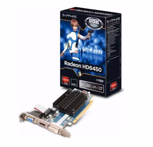 کارت گرافیک سافایر مدل Sapphire Radeon 6450 2GIG