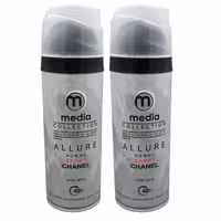 اسپری بدن مردانه مدیا مدل allure sport حجم 200 میلی لیتر مجموعه دو عددی