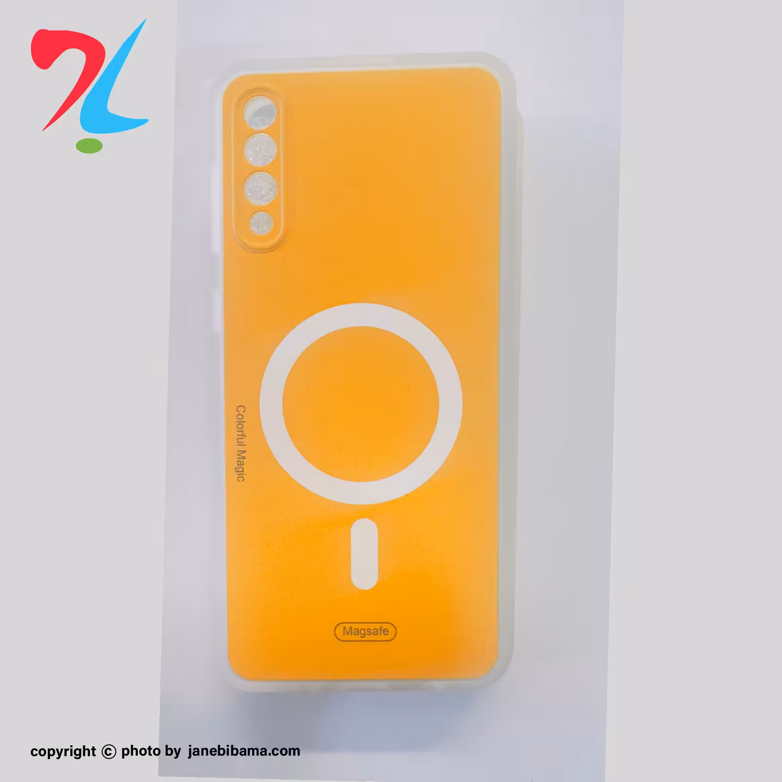 کاور مدل مگ سیف مات مناسب برای موبایل سامسونگ GALAXY a50 -نارنجی