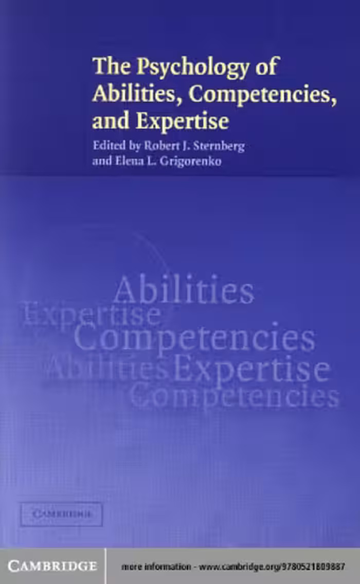 خرید و دانلود نسخه کامل کتاب The Psychology of Abilities, Competencies, and Expertise