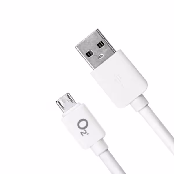 کابل تبدیل USB به Micro USB برند O2 طول 30cm