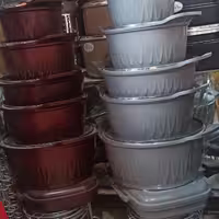 سرویس قابلمه چدن داخل گرانیت ویلاردو 22پارچه باضمانت 
