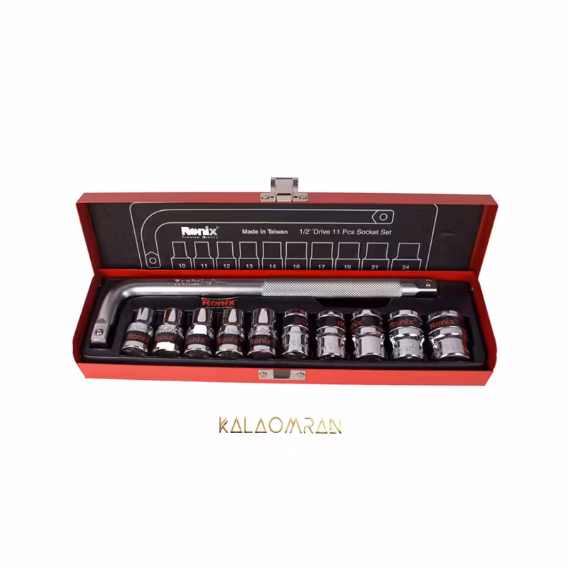 ست بکس ستاره ای 11 عددی درایو 1/2 اینچ رونیکس مدل RH-2610