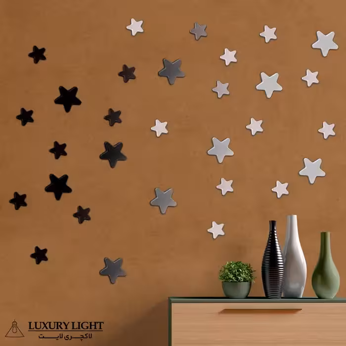 آینه طرح ستاره سر گرد کد E04