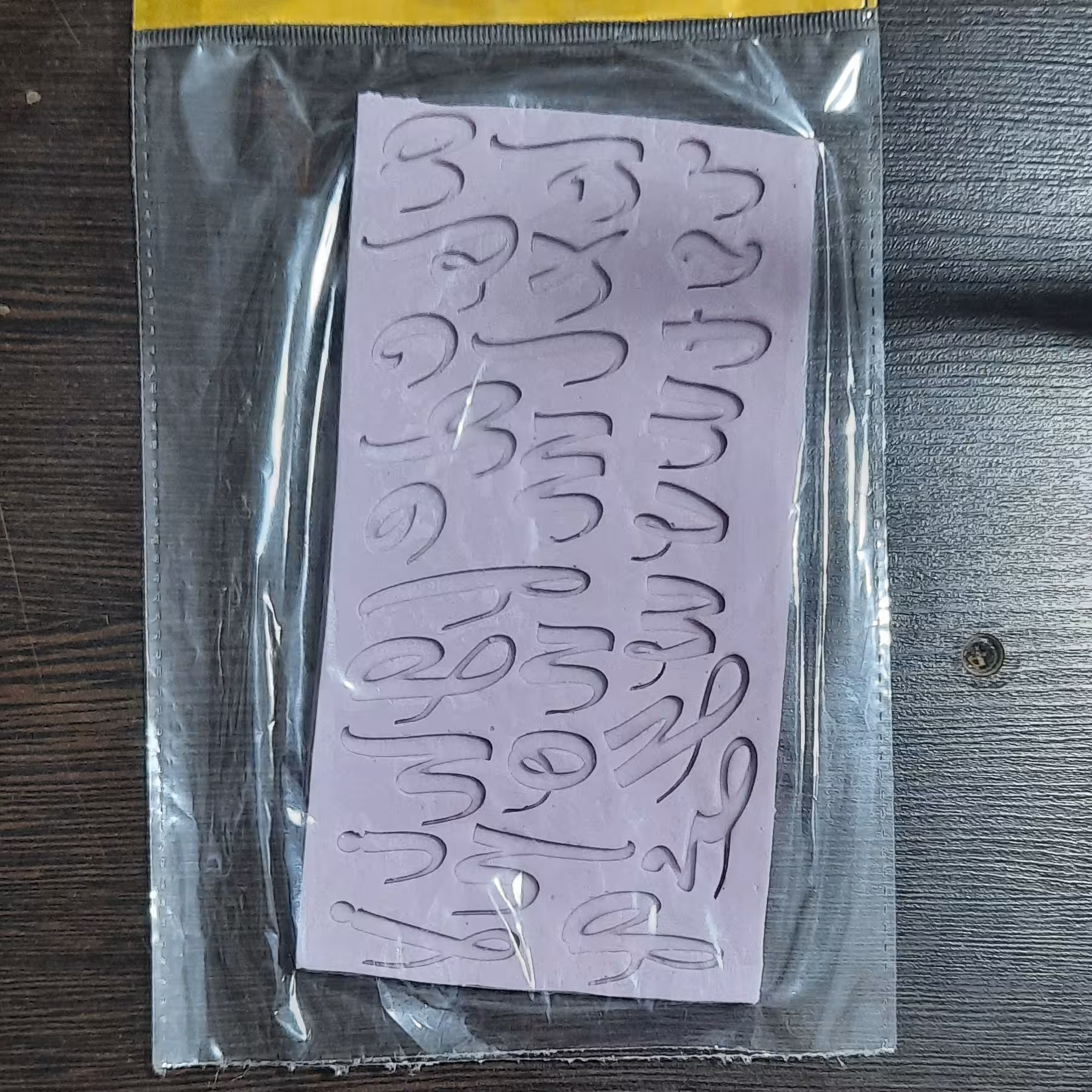 مولدحروف انگیلیسی 2سانت یا 3سانت