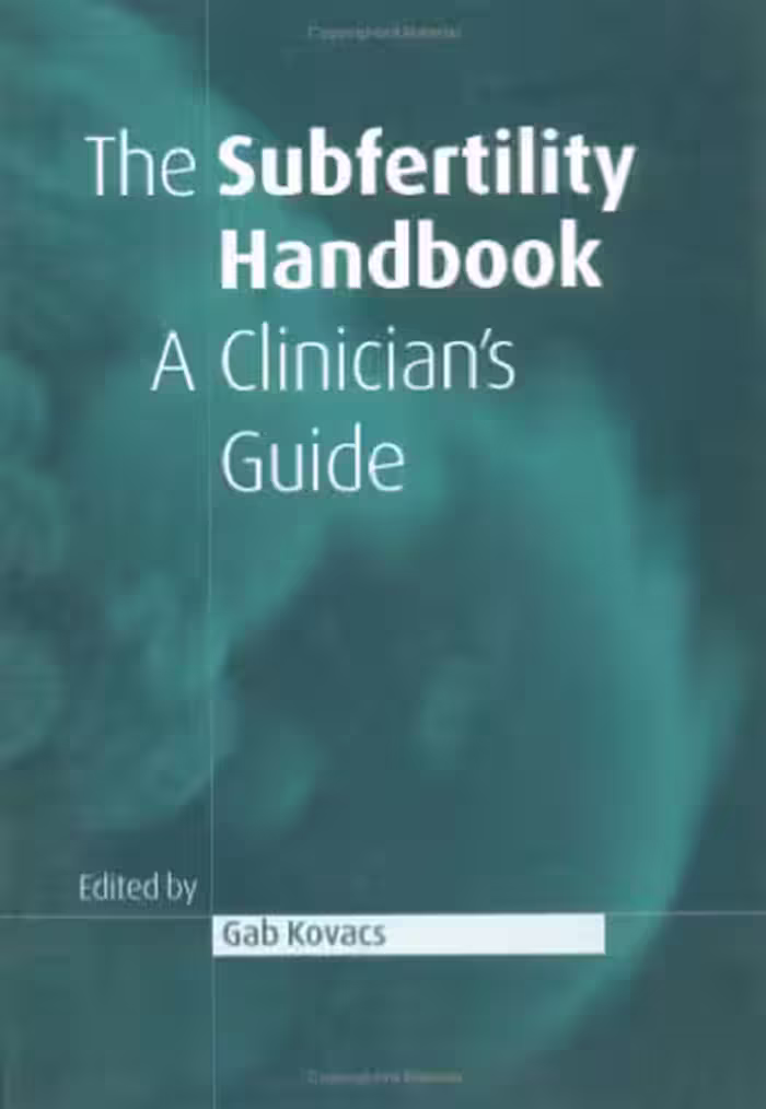 خرید و دانلود نسخه کامل کتاب The Subfertility Handbook: A Clinician's Guide