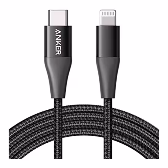 کابل 1.8 متری USB-C به Lightning انکر مدل Anker PowerLine  II A8653