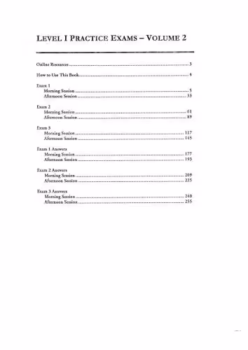 خرید و دانلود نسخه کامل کتاب CFA. Level 1 Volume 2 Practice Exams 2015