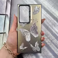 قاب گوشی موبایل سامسونگ Galaxy S24 Ultra، طرح پروانه، با محافظت بالا