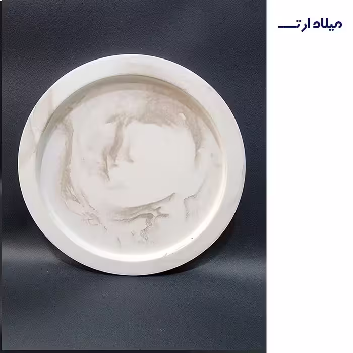 سینی بتنی قطر25 ارتفاع1.5 (رنگ رندم)