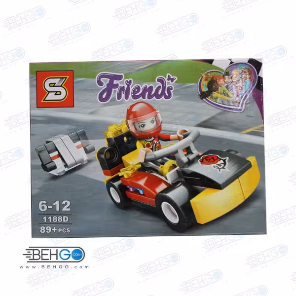 اسباب بازی فکری لگو ماشین و ادمک دخترانه LEGO