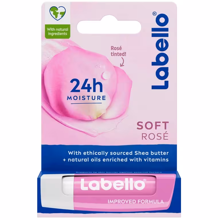 استیک مراقبت لب گل رز لبلو Labello Soft Rose Lip Balm