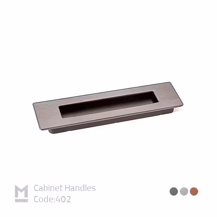 دستگیره توکار ملونی 402 - یراقینو فروش یراق آلات کابینت و درب