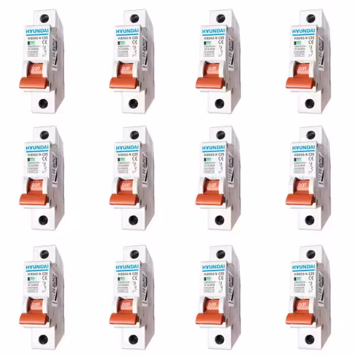 فیوز مینیاتوری تک فاز 16 آمپر هیوندای کد C16 بسته 12 عددی
