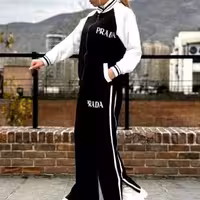 ست سویشرت شلوار کتان‌کش مدل پرادا