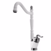 شیر ظرفشویی مدل قاصدک قاجاری سفید کروم