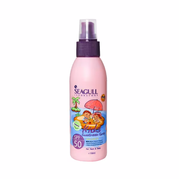 اسپری ضد آفتاب کودک مدل PINK سی گل