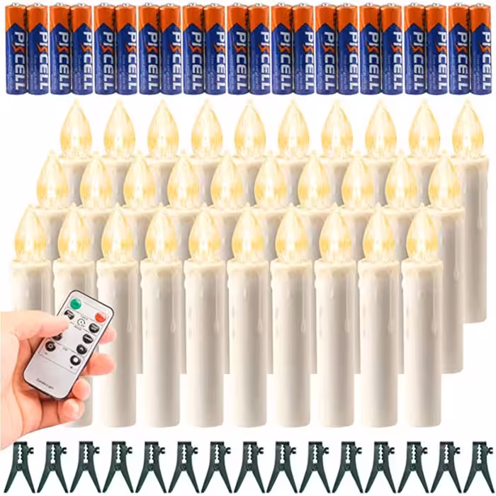 چراغ های شمعی LED کنترل از راه دور