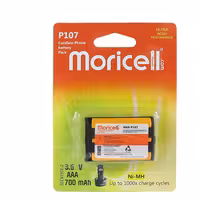 باتری تلفن بی سیم پاناسونیک P107 موریسل 3.6ولت 700 میلی آمپر  MORICELL