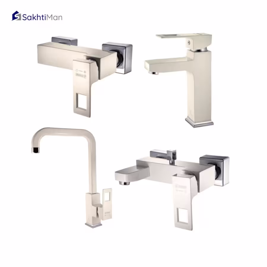 ست شیرآلات درخشان مدل جزیره وایت