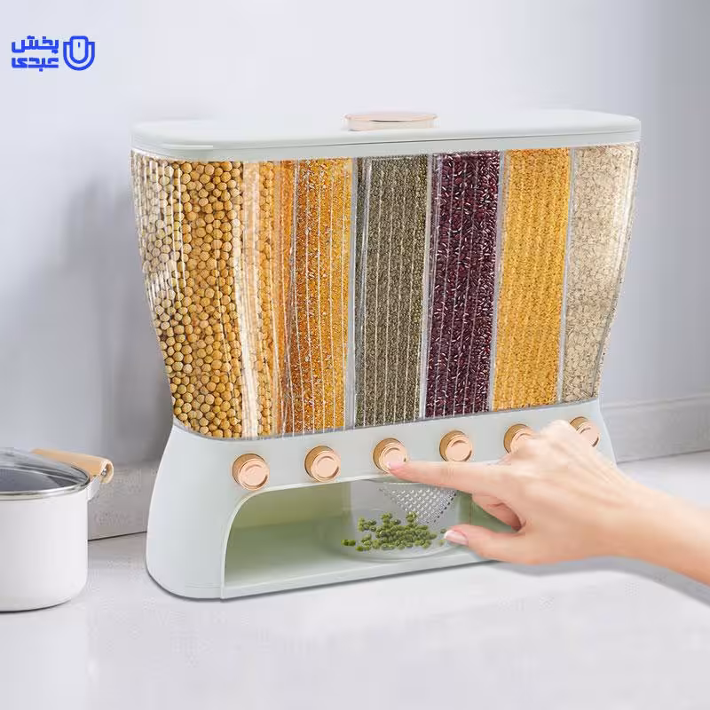 باکس حبوبات 6 خانه