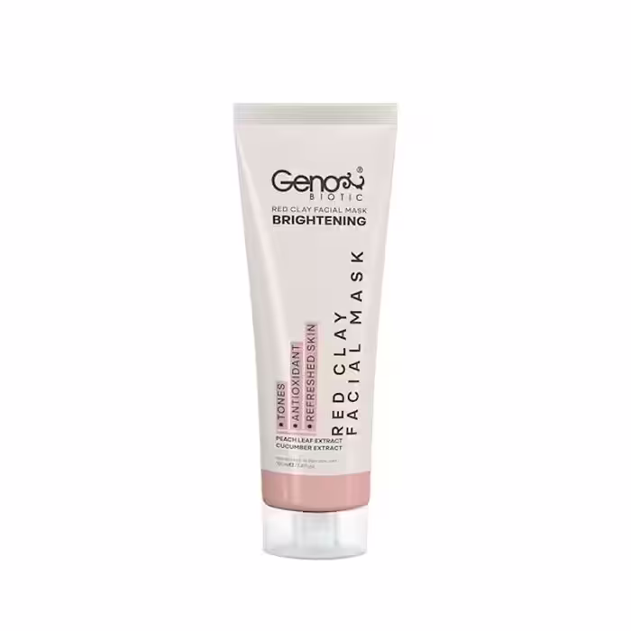 ماسک صورت خاک رس قرمز ژنوبایوتیک 100 میل