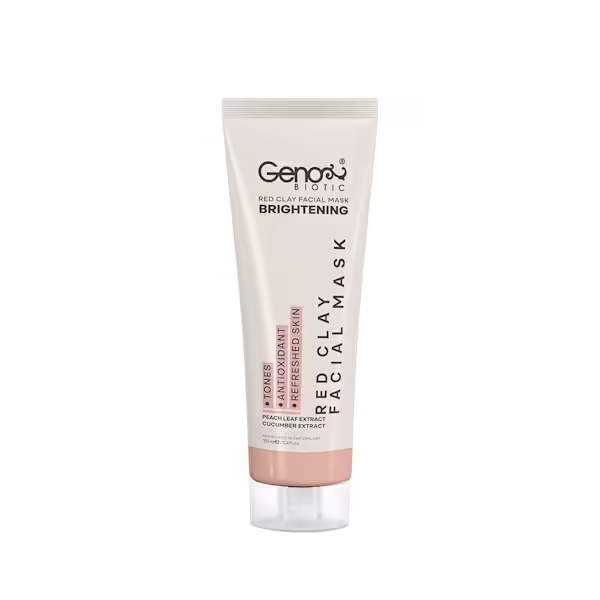 ماسک صورت خاک رس قرمز ژنوبایوتیک 100 میل
