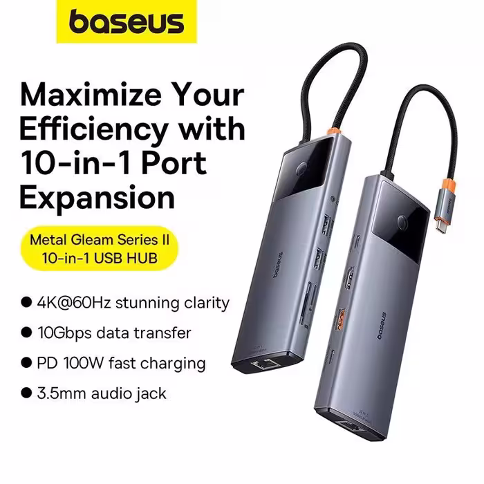 هاب 10 پورت USB-C بیسوس مدل BS-OH084