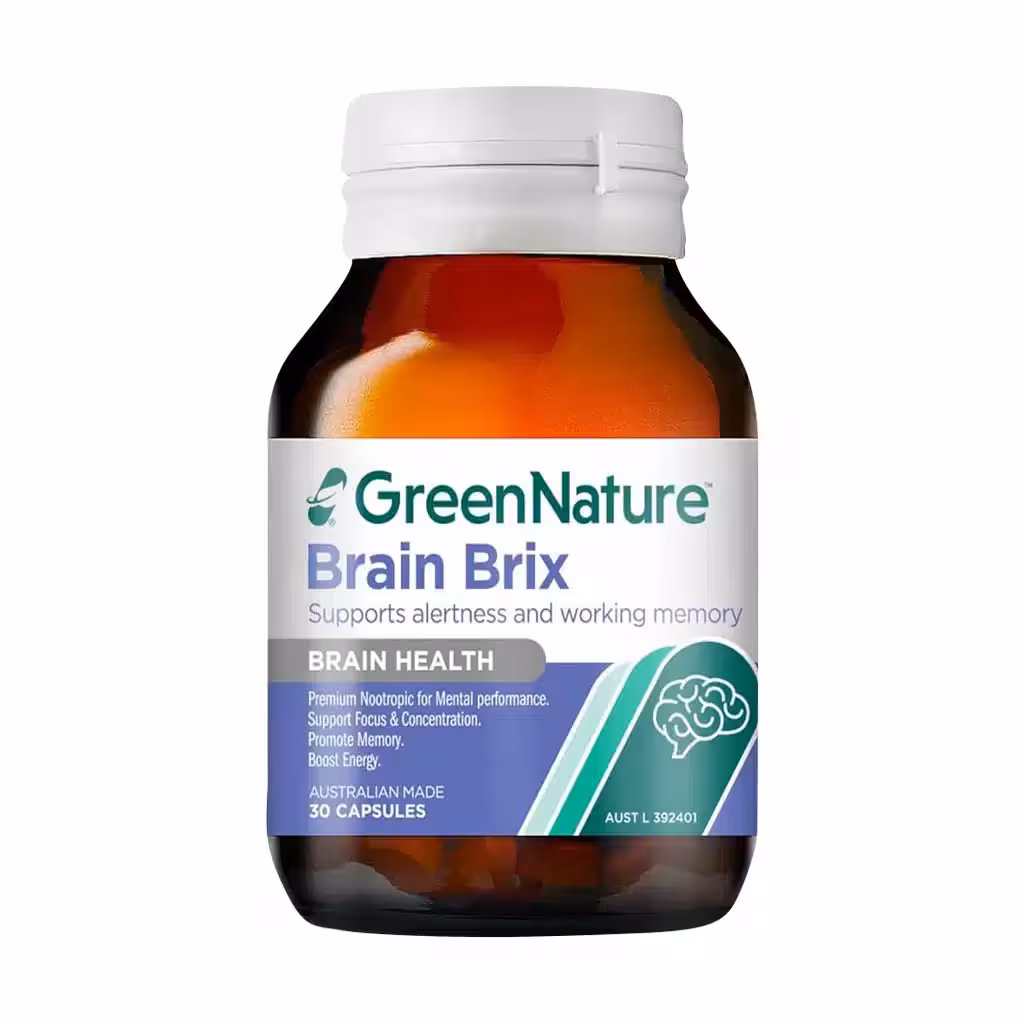 کپسول برین بریکس گرین نیچر 30 عدد Green Nature Brain Brix 30 Capsules