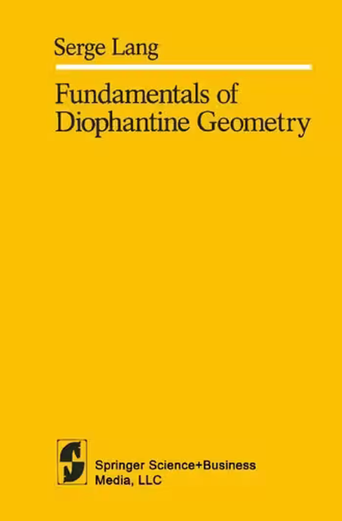 خرید و دانلود نسخه کامل کتاب Fundamentals of Diophantine Geometry