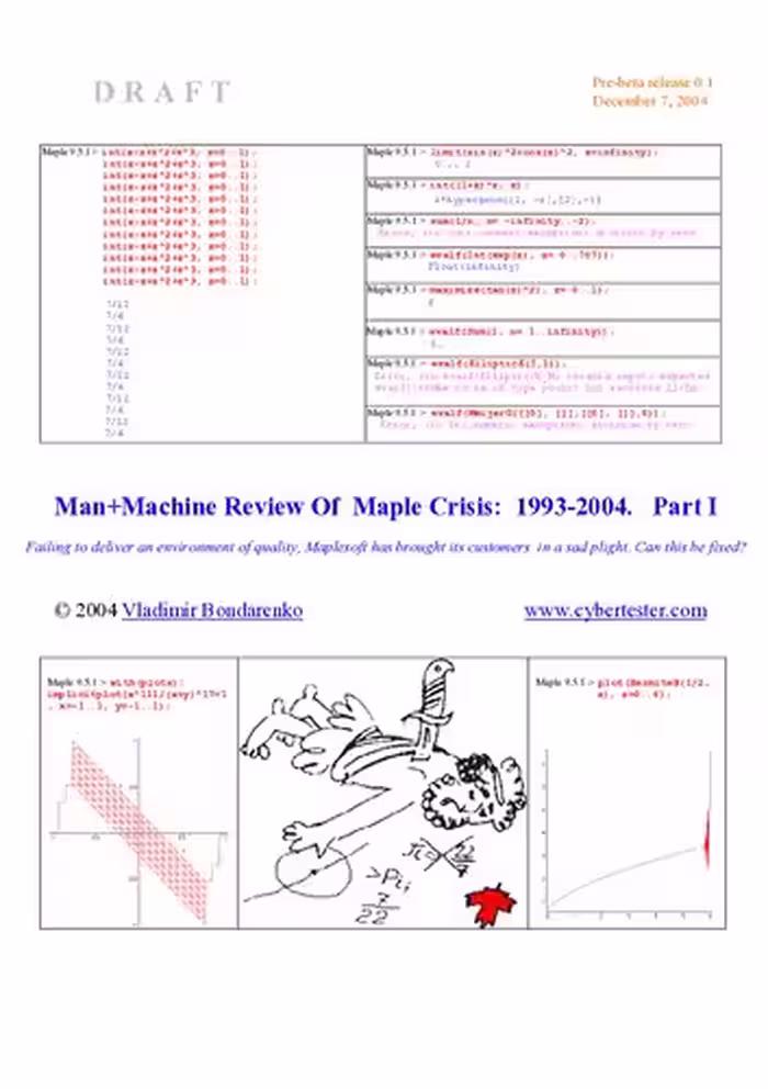 خرید و دانلود نسخه کامل کتاب Man Machine Review Of Maple Crisis: 1993-2004