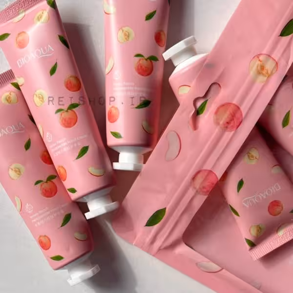 کرم دست بایو اکوا هلو  بسته 5 عددی