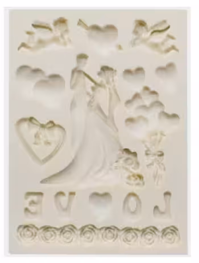 بودکور مالد سيليکوني عروس و داماد 2200698