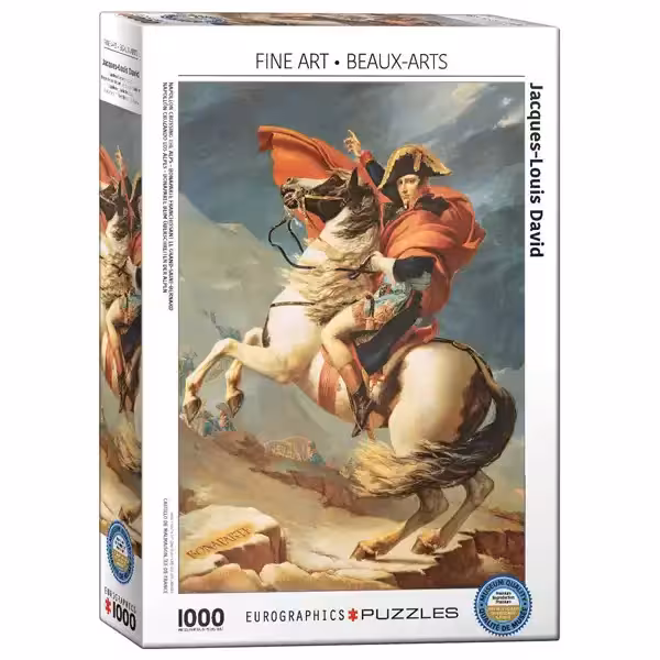 پازل 1000 تکه یوروگرافیکس Eurographics طرح ناپلئون در حال عبور از آلپ